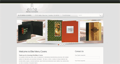 Desktop Screenshot of elitemenucovers.com